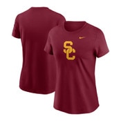 USC Trojans Women's Nike Cardinal SC Interlock Cotton Logo T-Shirt